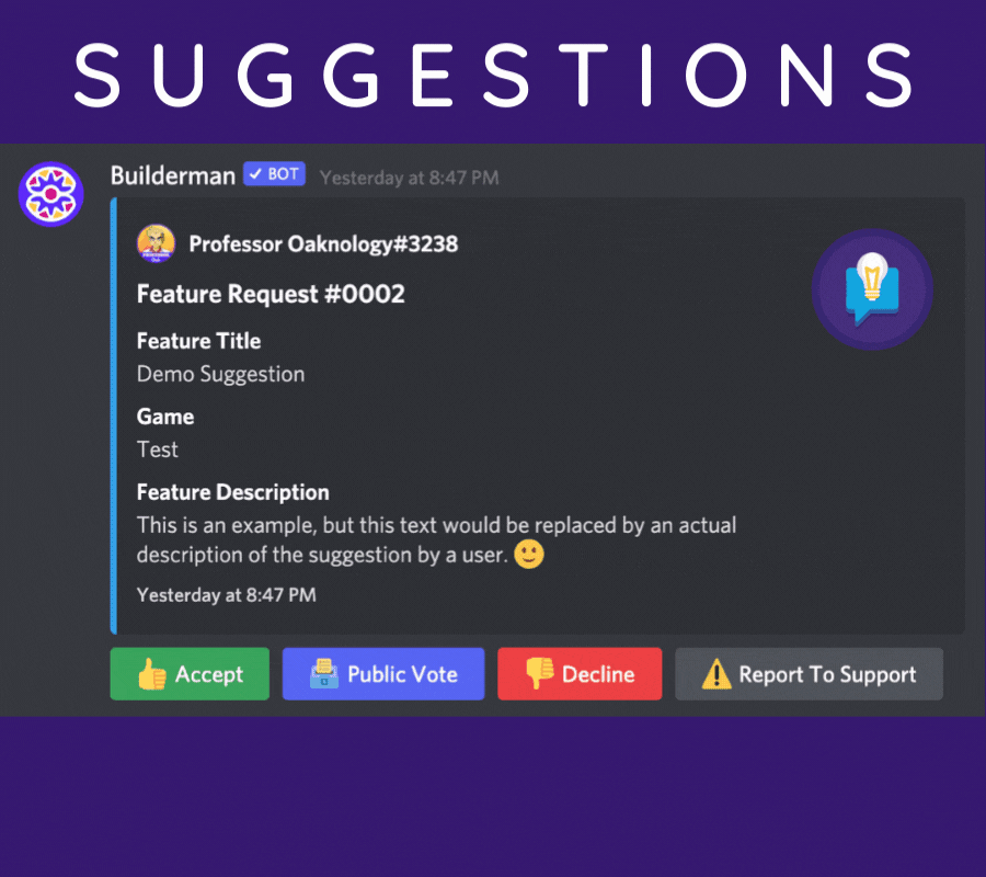 Suggestion Example (Holding)