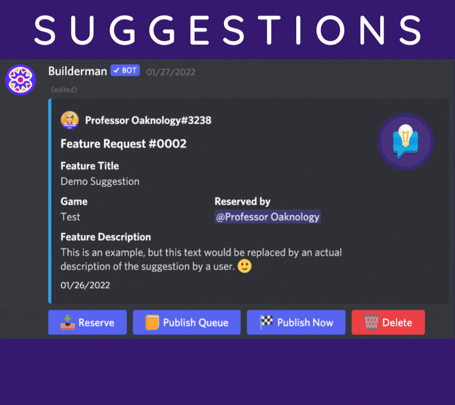 Suggestion Example (To-Do)