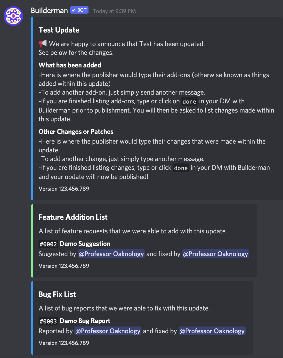 Bug Report Example (To-Do)