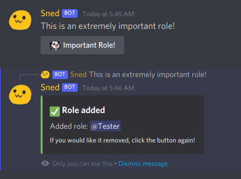 Rolebuttons in action