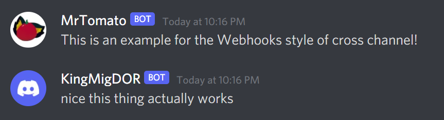 Webhook example