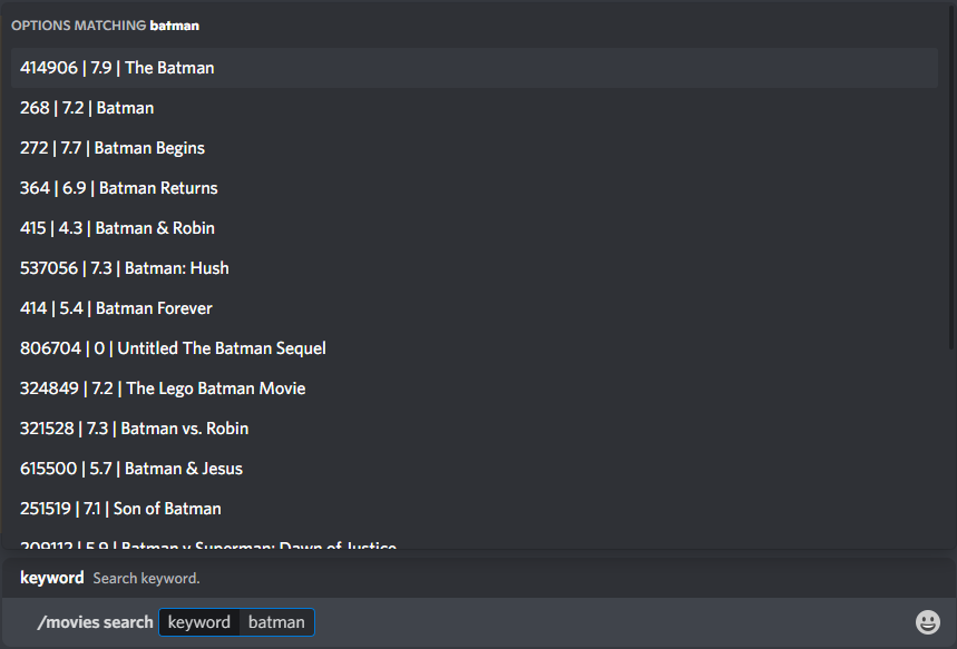 Autocomplete